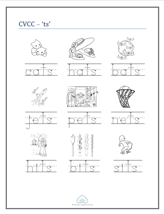 Phonics Worksheets Archives - Mr Greg's English Cloud